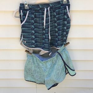 2 Pairs Under Armour Shorts Medium